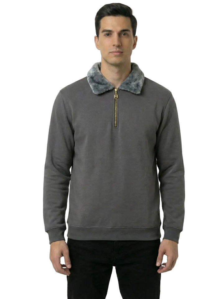 Sweat Shirt Faux Fur Unisex