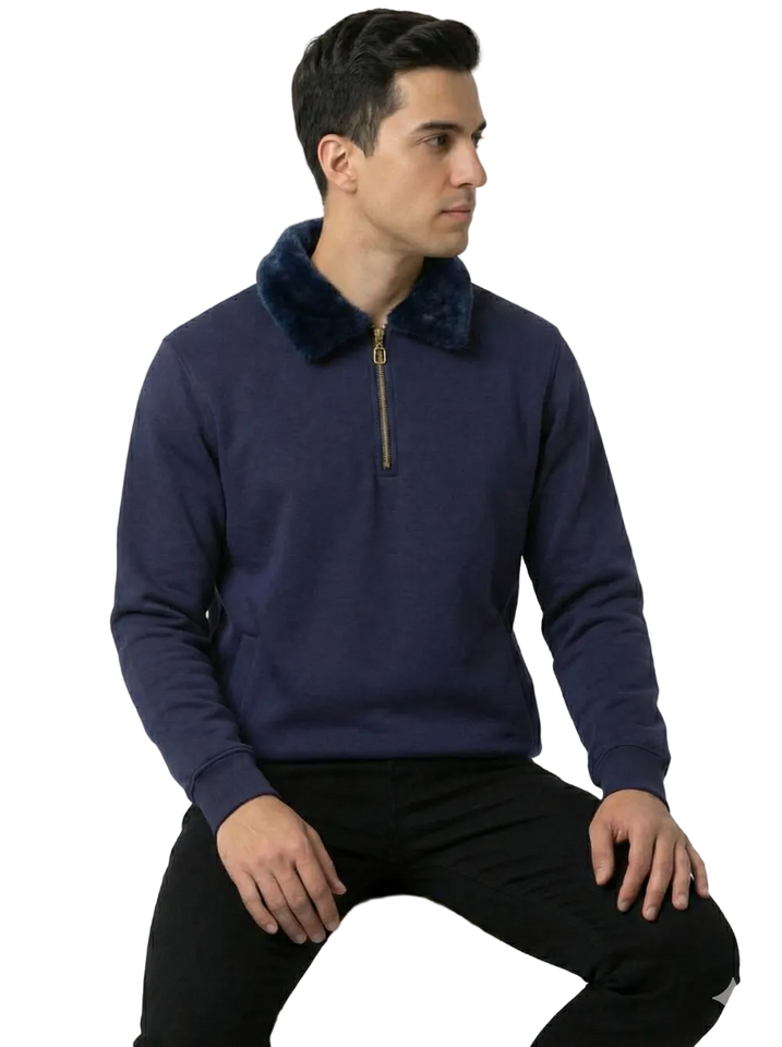 Sweat Shirt Faux Fur Unisex