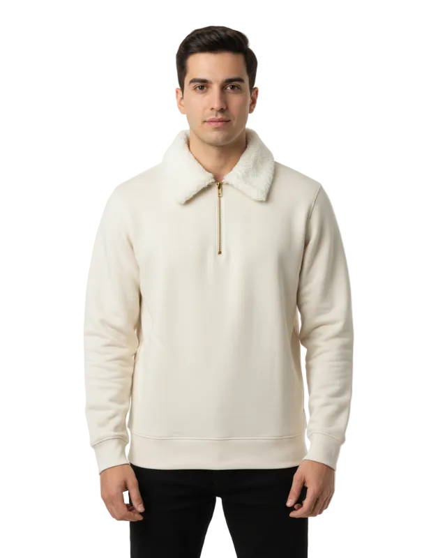 Sweat Shirt Faux Fur Unisex